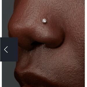 Maria TASH White Gold and Diamond Nose Stud